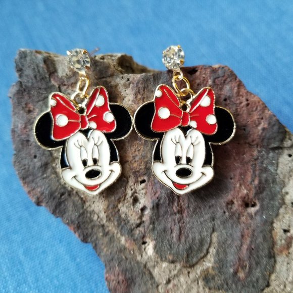 Minnie Mouse Face with Big Red Bow - NWOT - Picture 3 of 4